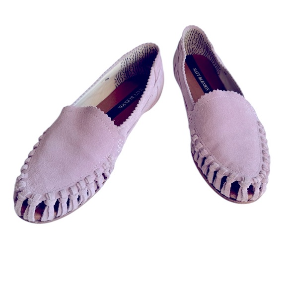 Size 8 Matt Bernson Lavender Suede Huaraches - Picture 2 of 14